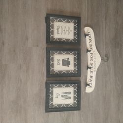 4 Pcs Laundry Decorations 