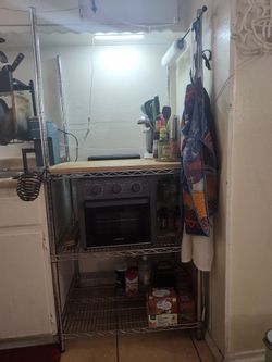 3-tier steel rack
