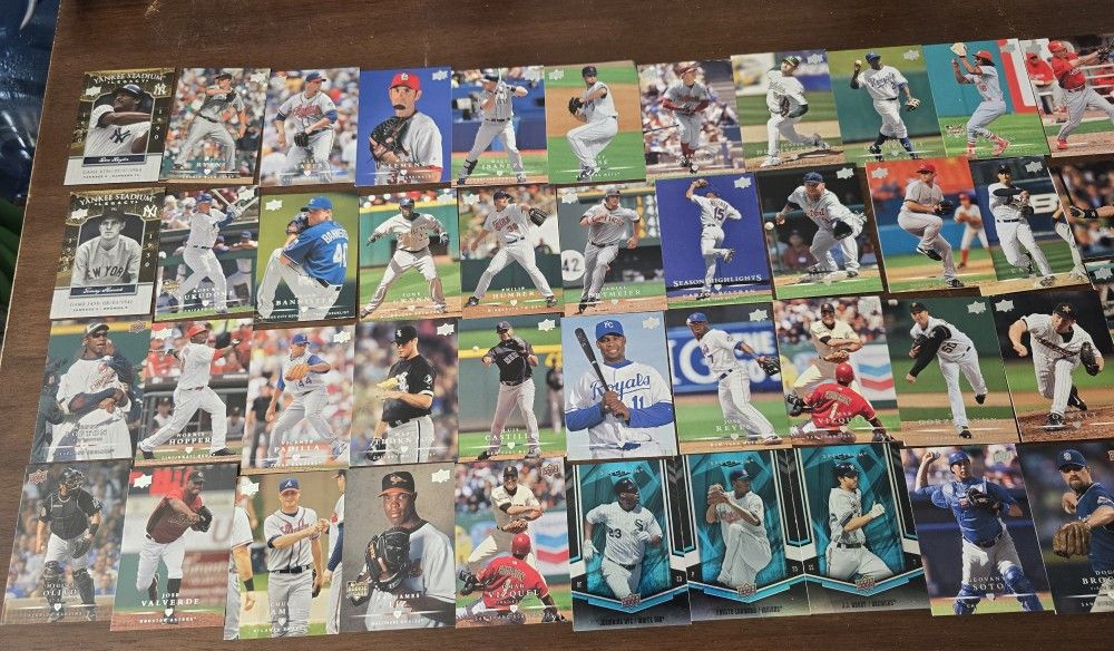 58 BASEBALL CARDS $100 ALL