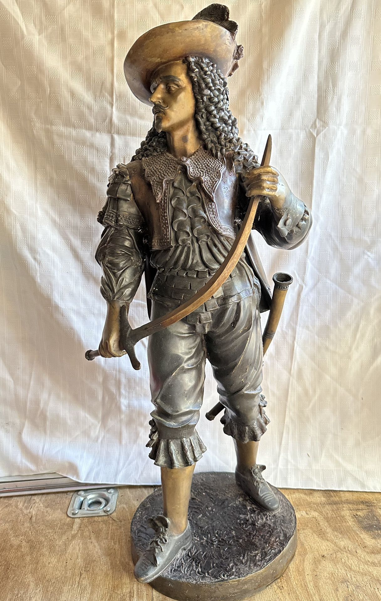 Bronze Cavalier With Sword