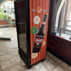 Stewart's Rootber Refrigerator 
