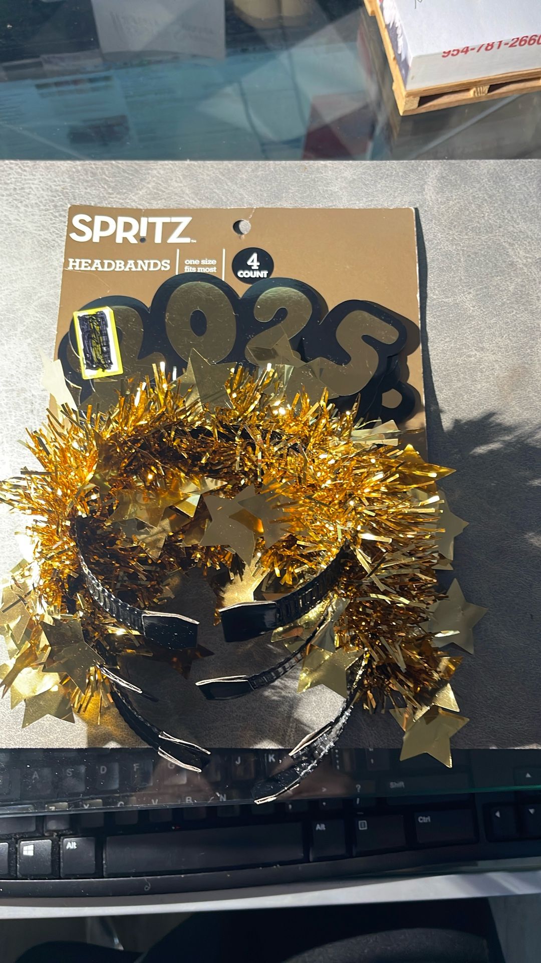 2025 Graduate??? 4 Gold Headbands