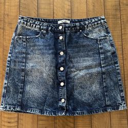 Refuge Denim Skirt Size Large 