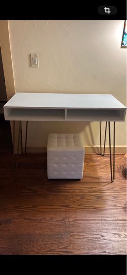 White desk