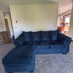 blue sectional 