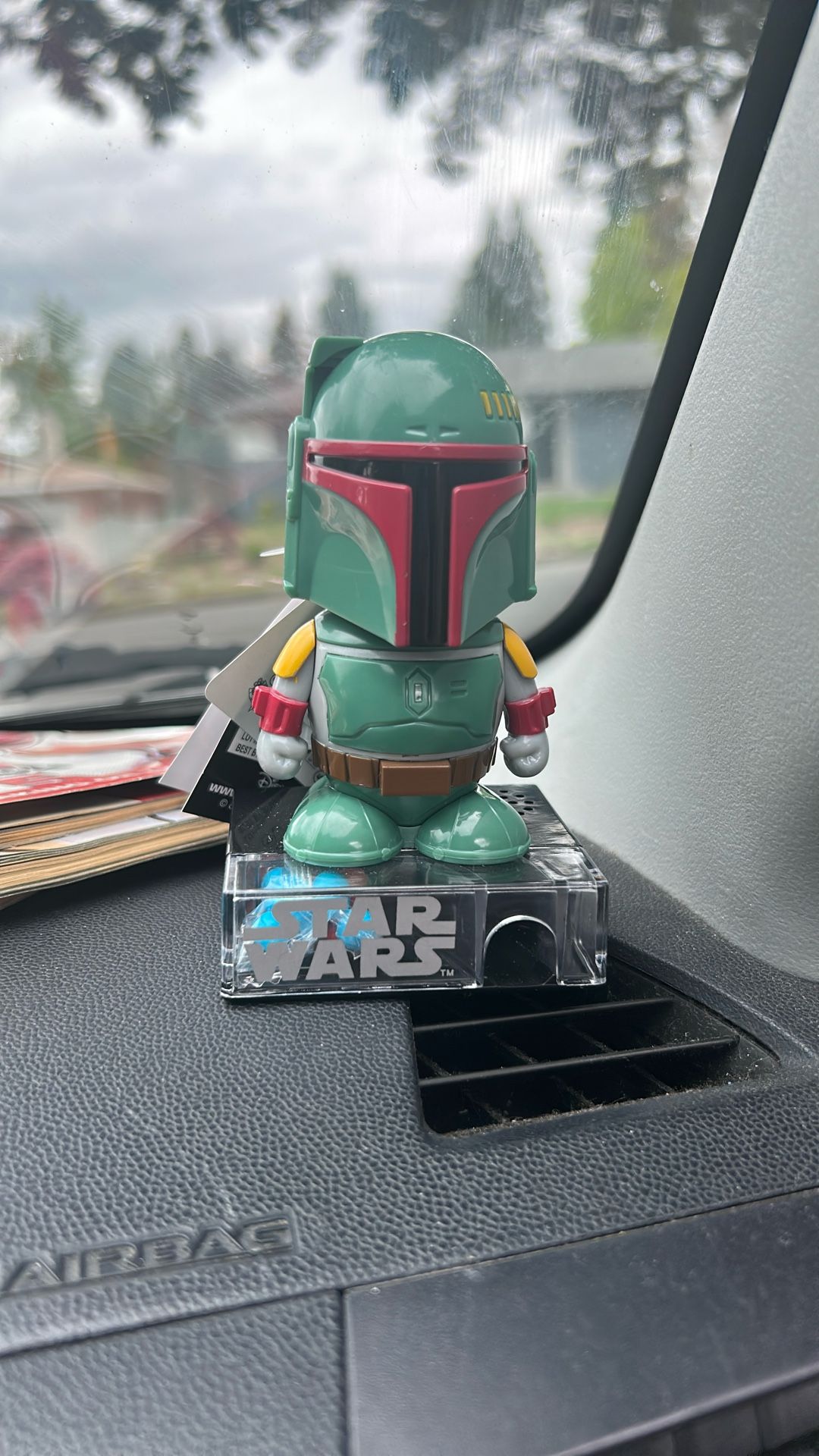 Star Wars Candy Dispenser With Candy In It