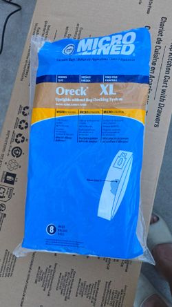 FREE Oreck XL vacuum bags QTY 7