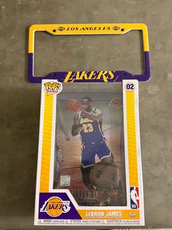 Funko Pop Trading Card LeBron James Lakers Bundle