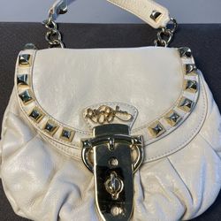 Betsey Johnson Studded Leather Handbag