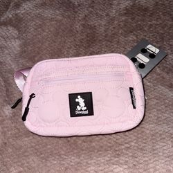 Disney Parks Disneyland Pink Puffer Crossbody Bag NWT
