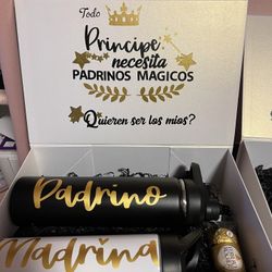 Personalized God Parents Boxes