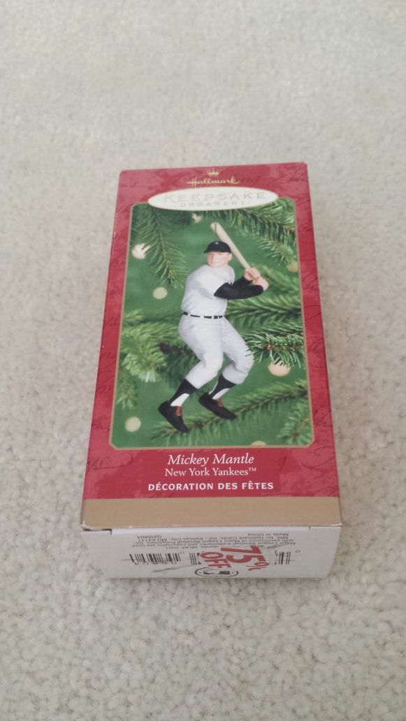 Mickey Mantle ornament