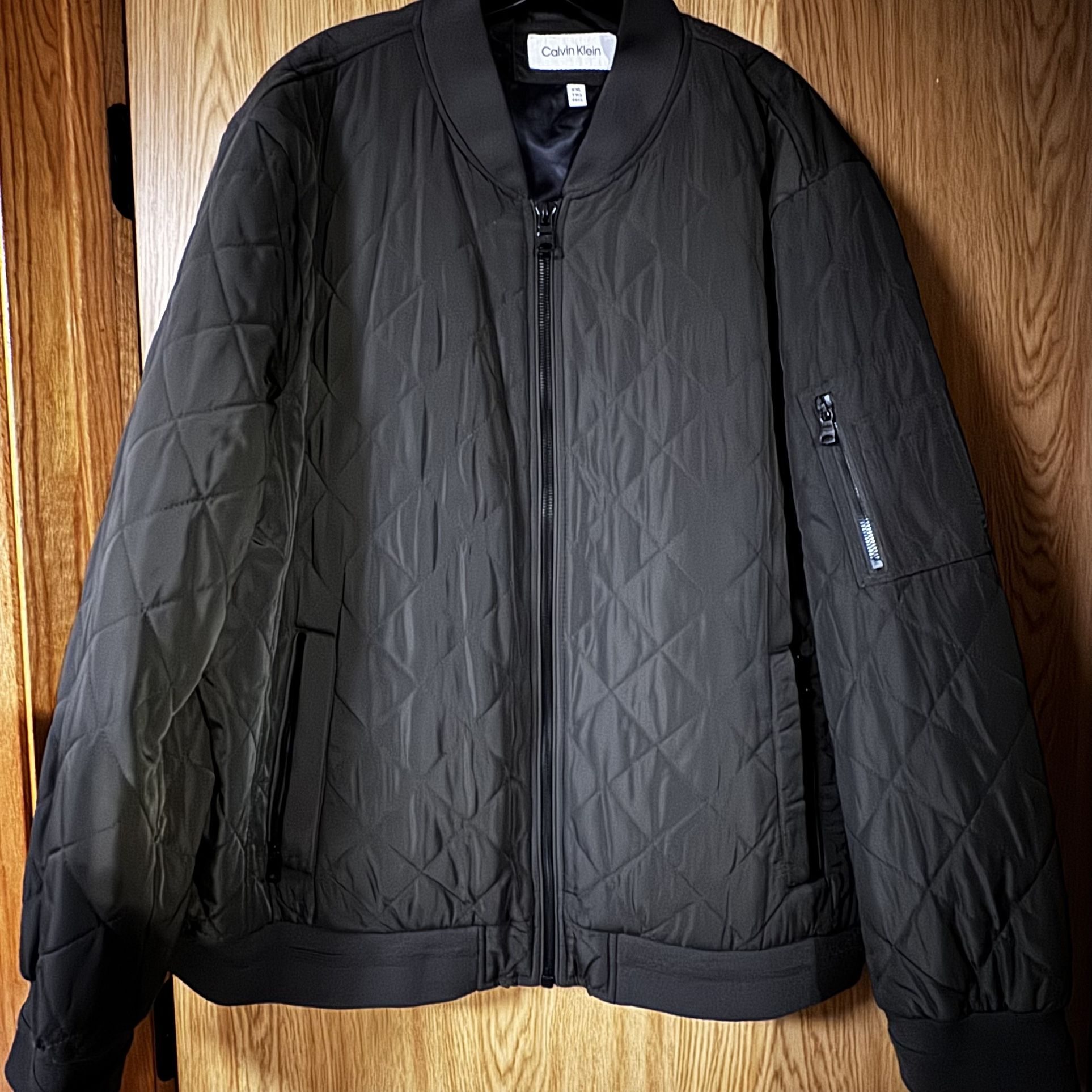 Calvin Klein Green Bomber Jacket