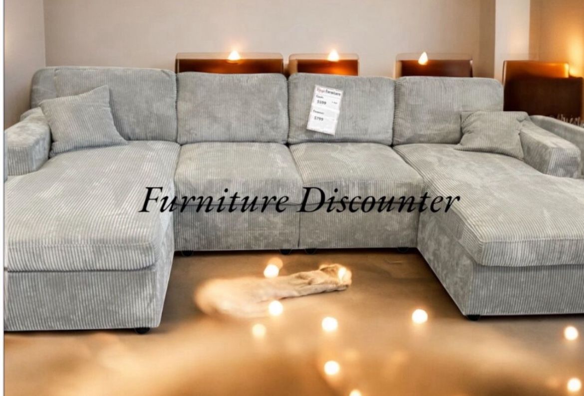 New Cozy Sofa Chaise Sectional !! Free Local Delivery!