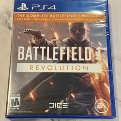 Battlefield 1 Revolution Edition PS4 BRAND NEW & FACTORY SEALED