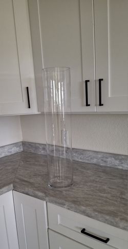 26" Tall x 6" Wide Tall Glass Cylinder Vases 