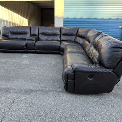 Power Reclining Sectional Couch