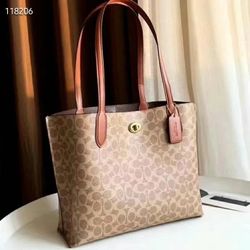 NWT Authentic Coach Willow Signature Tote Large 
