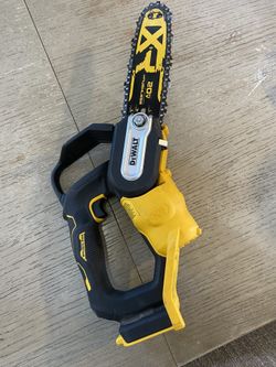Dewalt 20 V Brushless Pruning Chain Saw Tool Only As Is!! Works Great!!