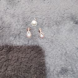 Sterling Silver Earrings Sterling Silver Pendant