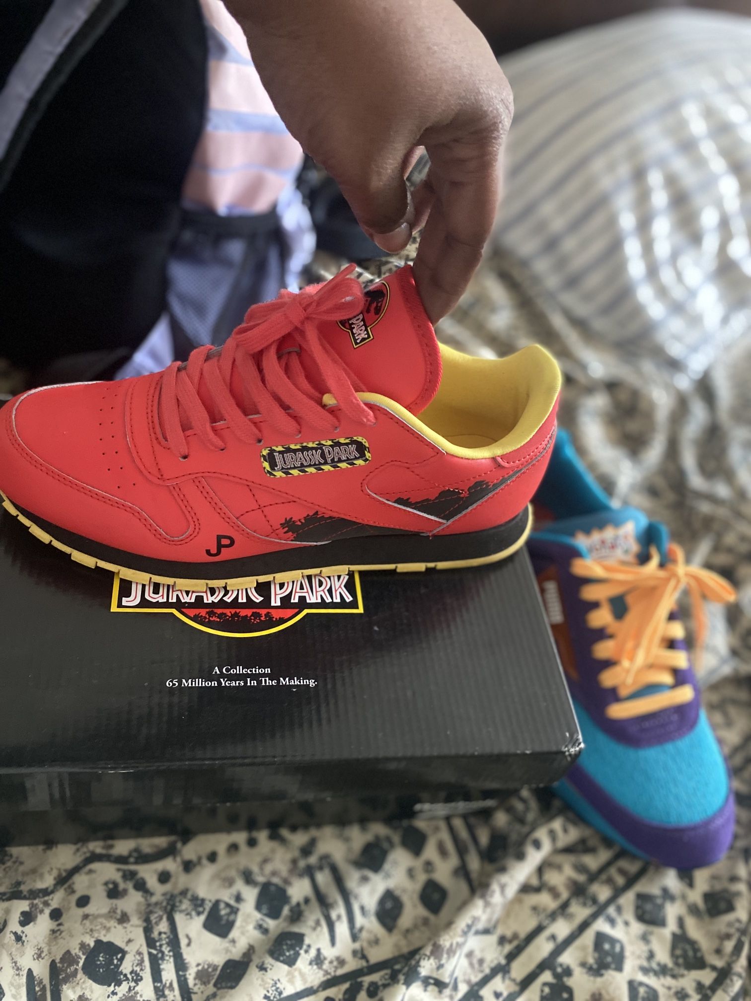 Jurassic Park Reeboks And Rugrats Pumas
