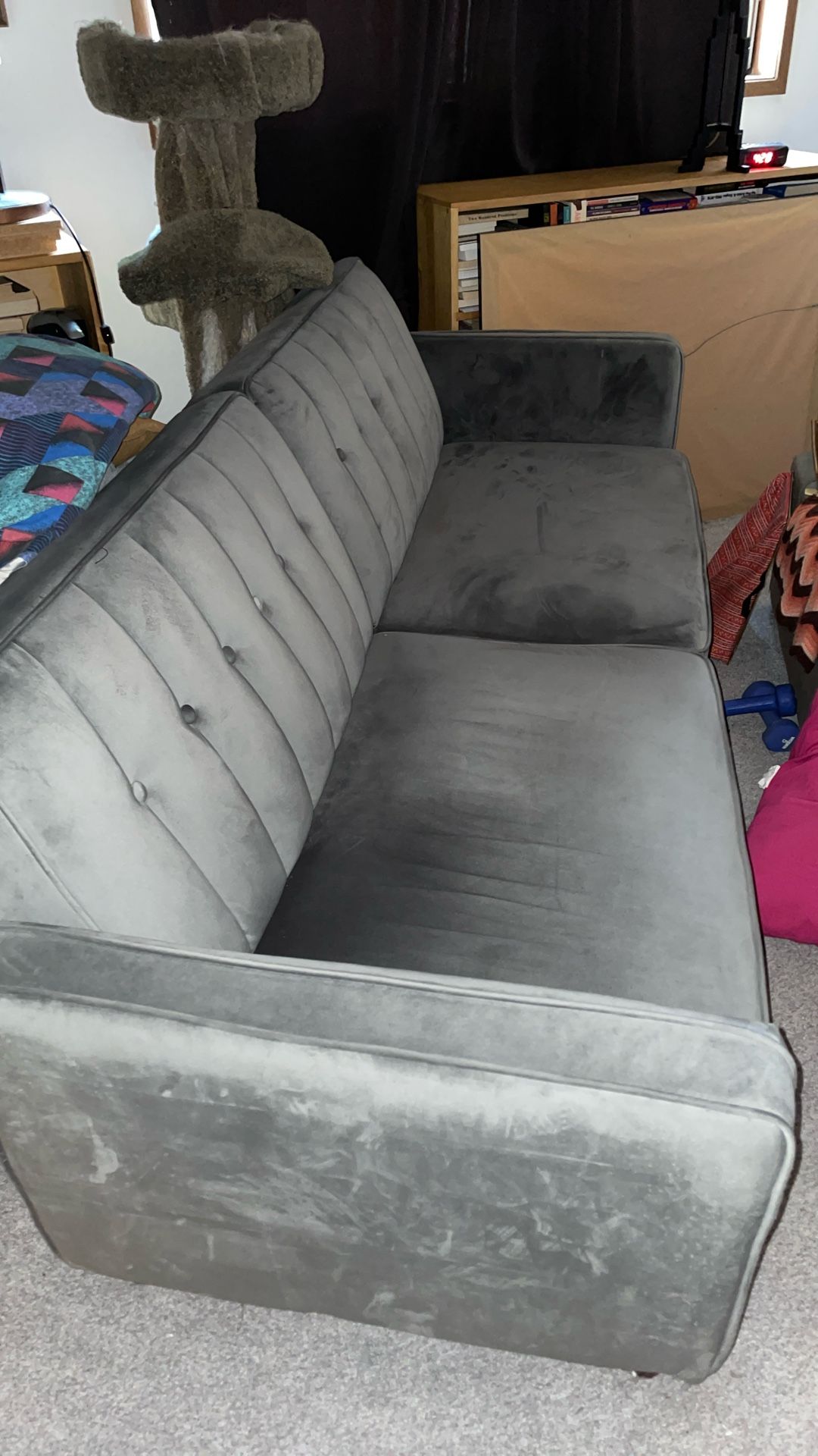 Grey Sofa/futon