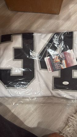 Autographed Raiders Jersey