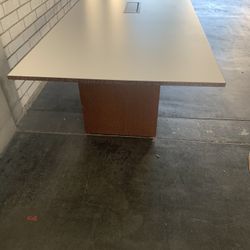 White Conference Table 4x10