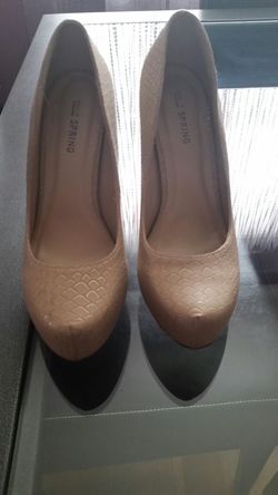 Call It Spring Nude heels