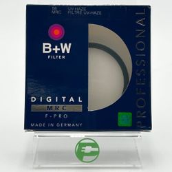 New B + W 58mm UV MRC F-Pro Digital Camera Lens Filter 66-070222