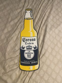 Vintage Corona Extra (Beer) Tin / Metal Sign