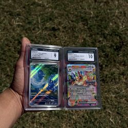 Flareon CGC 10 & Heracross CGC 9 