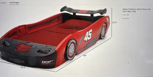 Bed Kids Sport Race Car