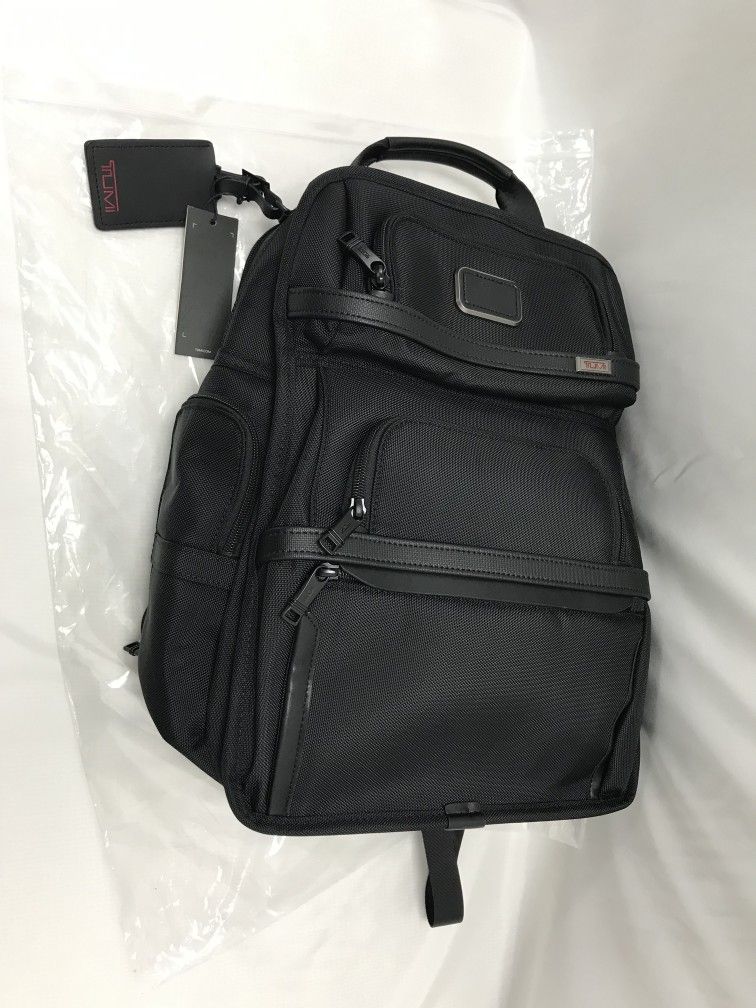 TUMI Alpha Brief Backpack in black