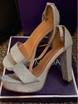 Silver Top Moda High Heels