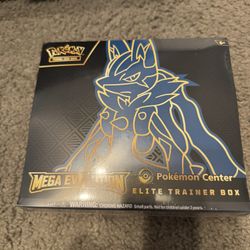 Lucario Mega Evolution Pokemon Center ETB 