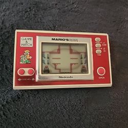 Nintendo Game And Watch Marios Cement Factory LCD Handheld Game