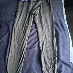 Layer 8 Quick Heat Quick-Dry Men's Gray Base Layer Bottoms XL