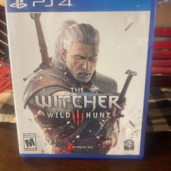 The Witcher Wild 3 Hunt Game Ps4