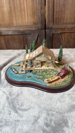The Danbury mint Fishing village