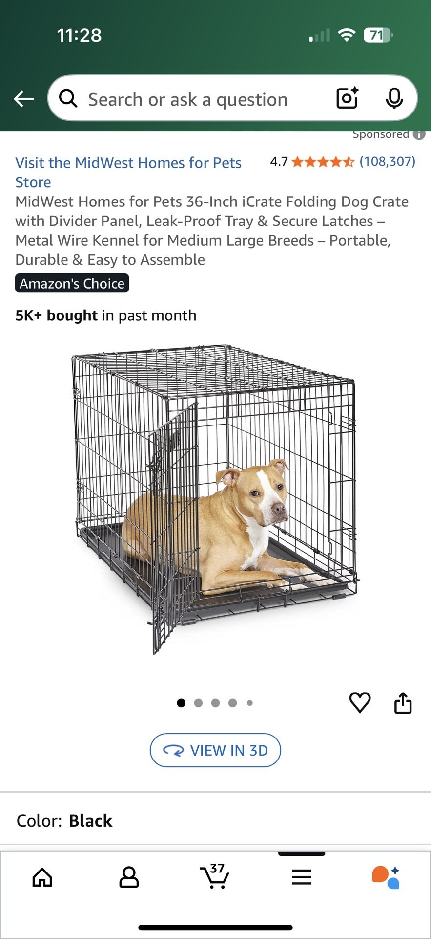 AKC Dog crate 