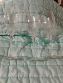 P vintage goblets