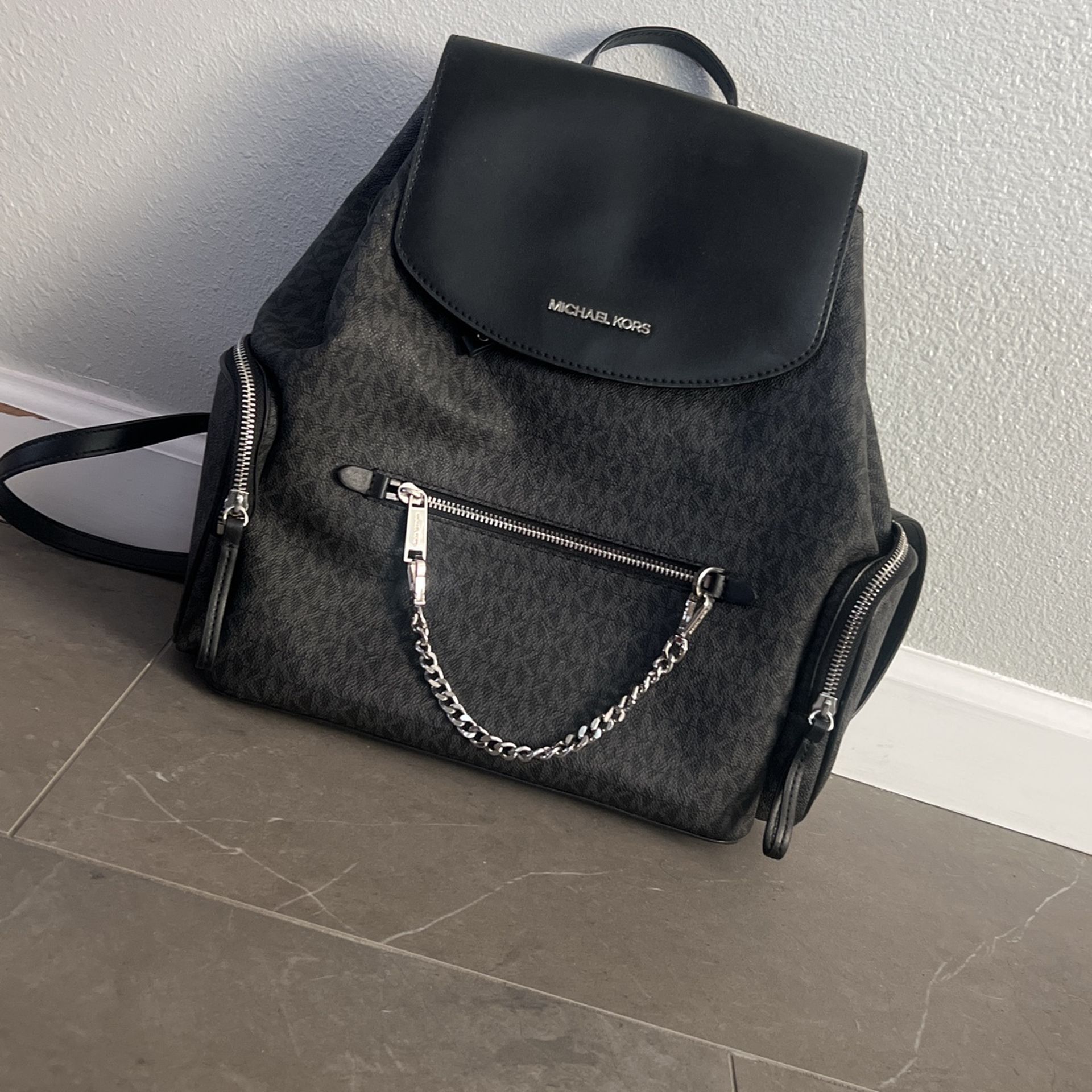 Michael Kors Black Backpack