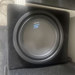 I Have A 12” Subwoofer Alpine Type S On Sealed Box Sub Is Brand New