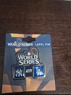 2024 MLB World Series Lapel Pin NY vs LA