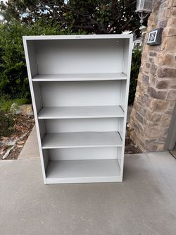 Bookcase 4-Shelf Steel