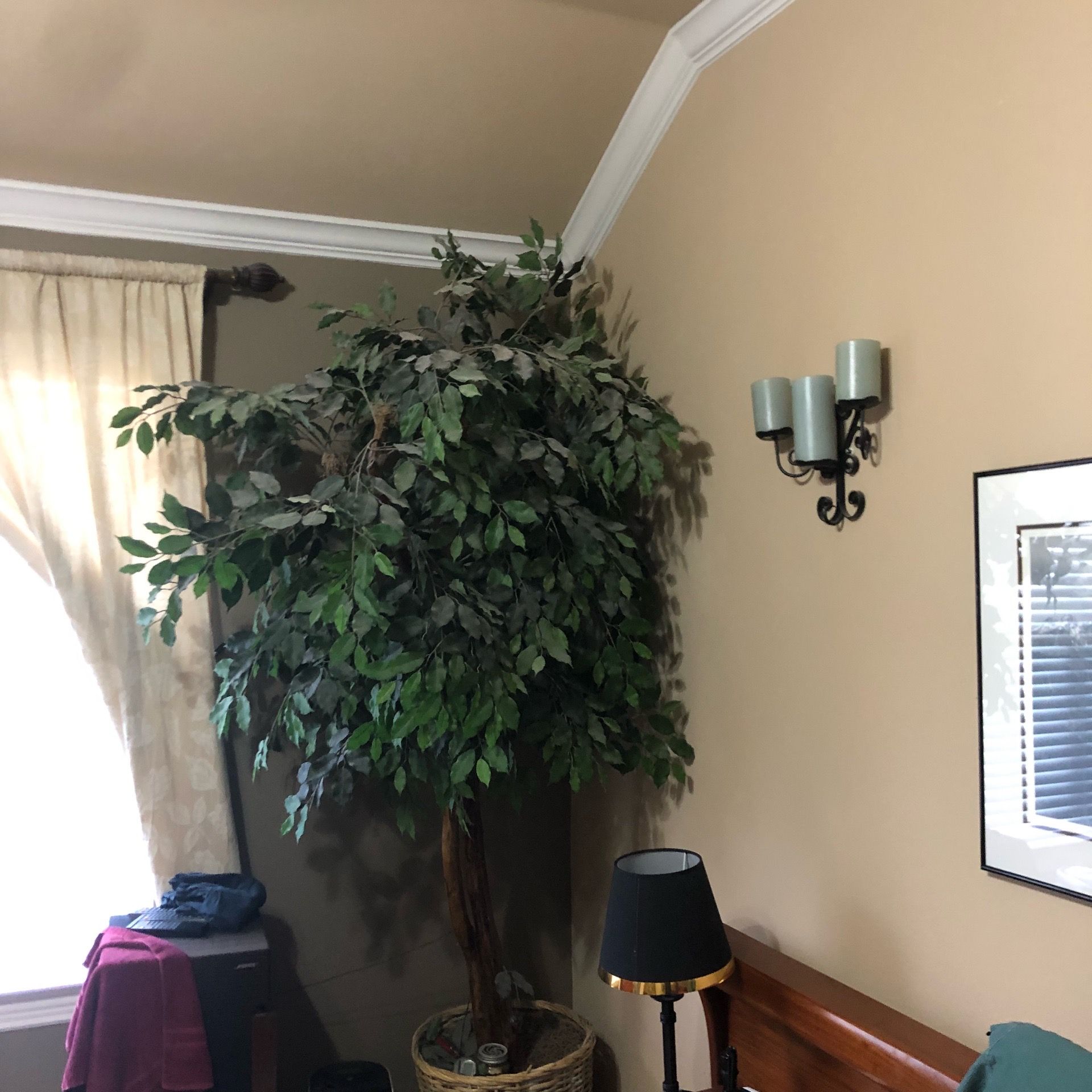 ARTIFICIAL INTERIOR GREEN PLANT- 7FEET TALL