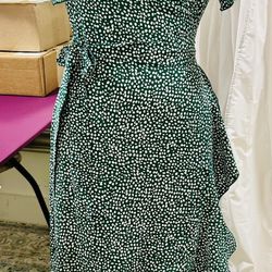 vestido largo de verano bohemio con abertura lateral