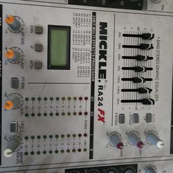 Audio Mixer - Mickle RA24 FX