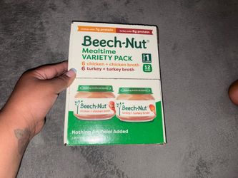 Beech Nut 12 jars turkey and chicken